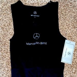 Black sz Large Mercedes tank top